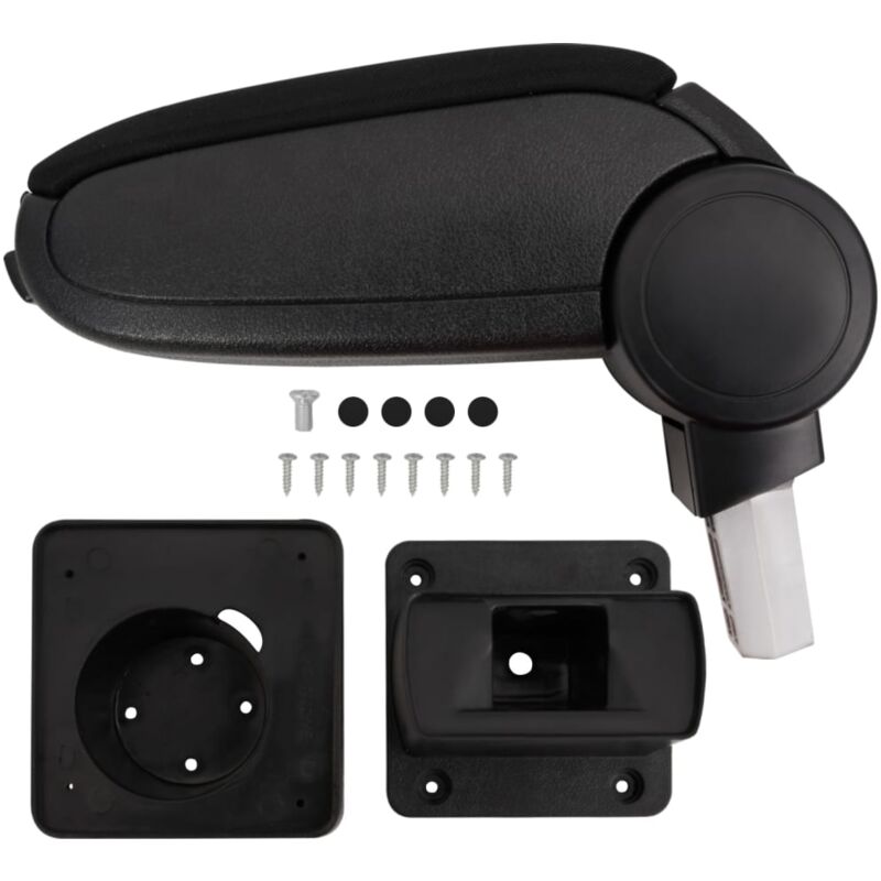 Destockoutils - Car Armrest Black 13x31.5x(29-51) cm abs vidaXL