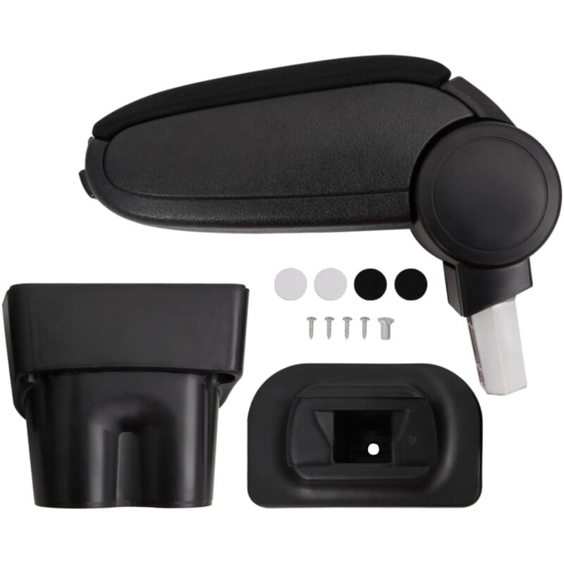 Destockoutils - Car Armrest Black 17x32x(35.5-52) cm abs vidaXL