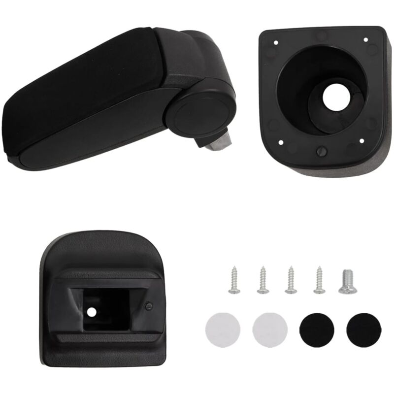 Destockoutils - Car Armrest Black 12x34x(35-47) cm abs vidaXL