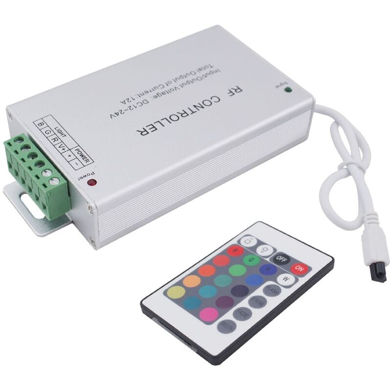 

Controlador para tiras LED RGB 144W 12V-24V