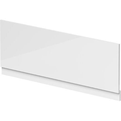 1500mm MDF Bath Front Panel & Plinth - Gloss White