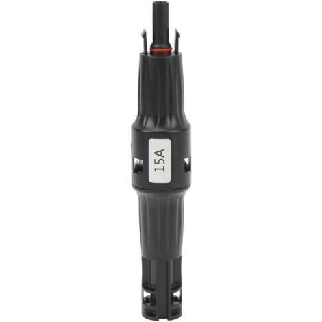 1500V 15A Photovoltaik-Stecker (Stecker/Buchse) mit Sicherung, Verpolungsschutzdiode und Wasserdichtigkeit für Solarmodule