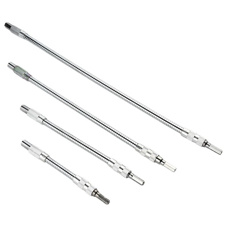 Image of Linghhang - 150/200/300/400 mm) 4-teiliger flexibler Verlängerungsbithalter für Bohrschrauber