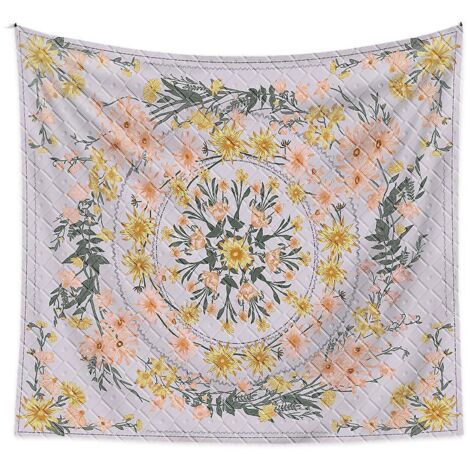 150200cm Tapisserie Bohmienne - Fleur Crase Violette, Tapisserie Dcorative, Tapisserie De Style Mandala, Fond De Scne