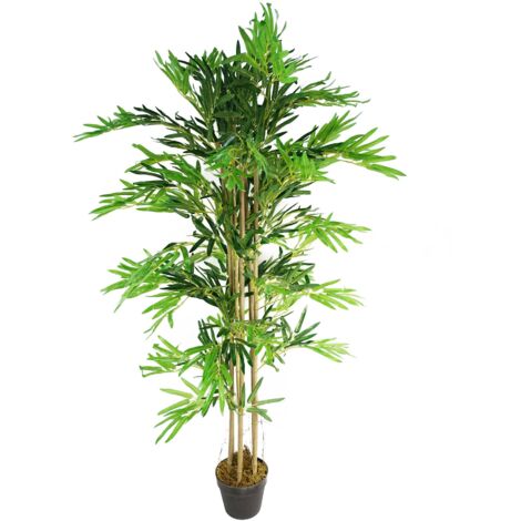 150cm (5ft) Artificial Bamboo Plants Trees - Natural Green