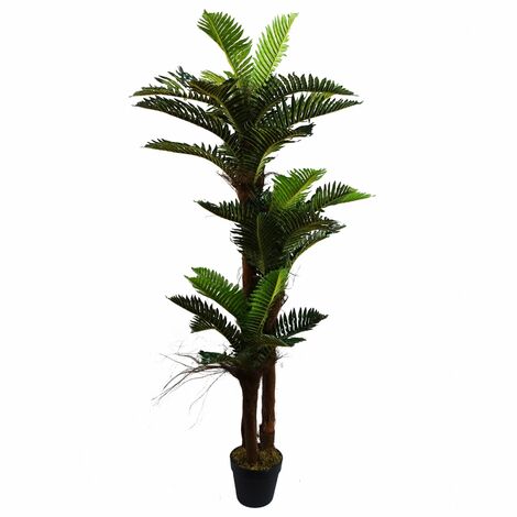 150cm Artificial Large Palm Tree with Natural Trunk