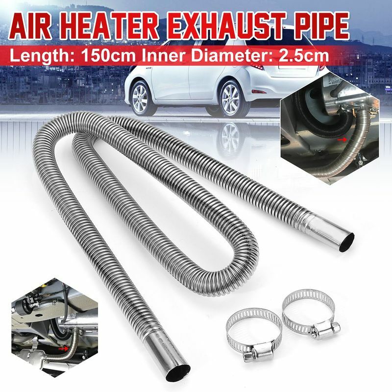 Lucky-88 - 150cm Tuyau d'echappement Diesel en acier inoxydable