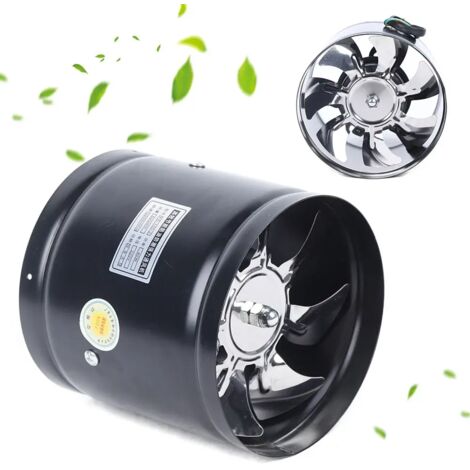 150mm 500m³/h Axial Rohrventilator Metall Gebläse Kanal Lüfter Abluft Zuluft