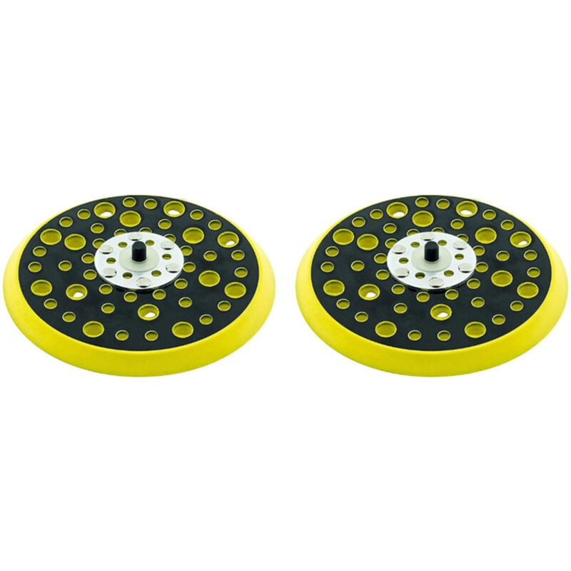 150mm 5/16 Thread 52 Hole Loop Backing Pad Compatible avec Mirka (2pcs)