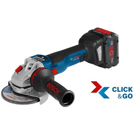 Ø 150mm Akku-Winkelschleifer GWS 18V-10 SC ohne Akku ohne Ladegerät mit L-BOXX