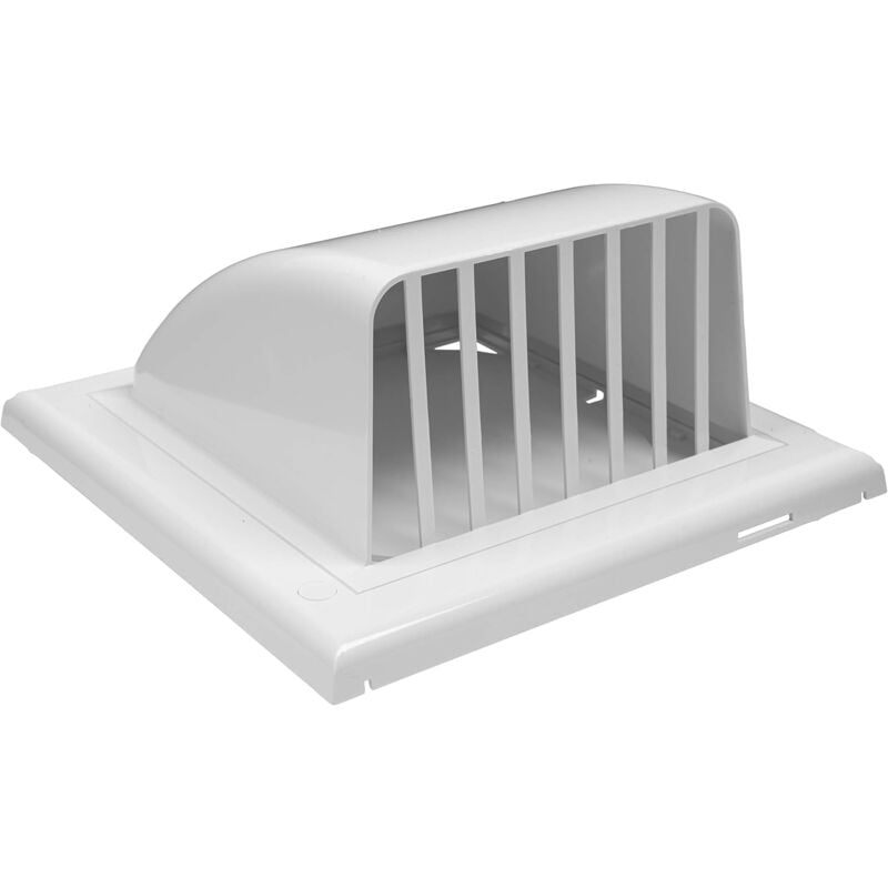 Rapanda - 150mm couvercle blanc persienne gravité sortie murale clapet de retenue couvercle conduit grille de ventilation