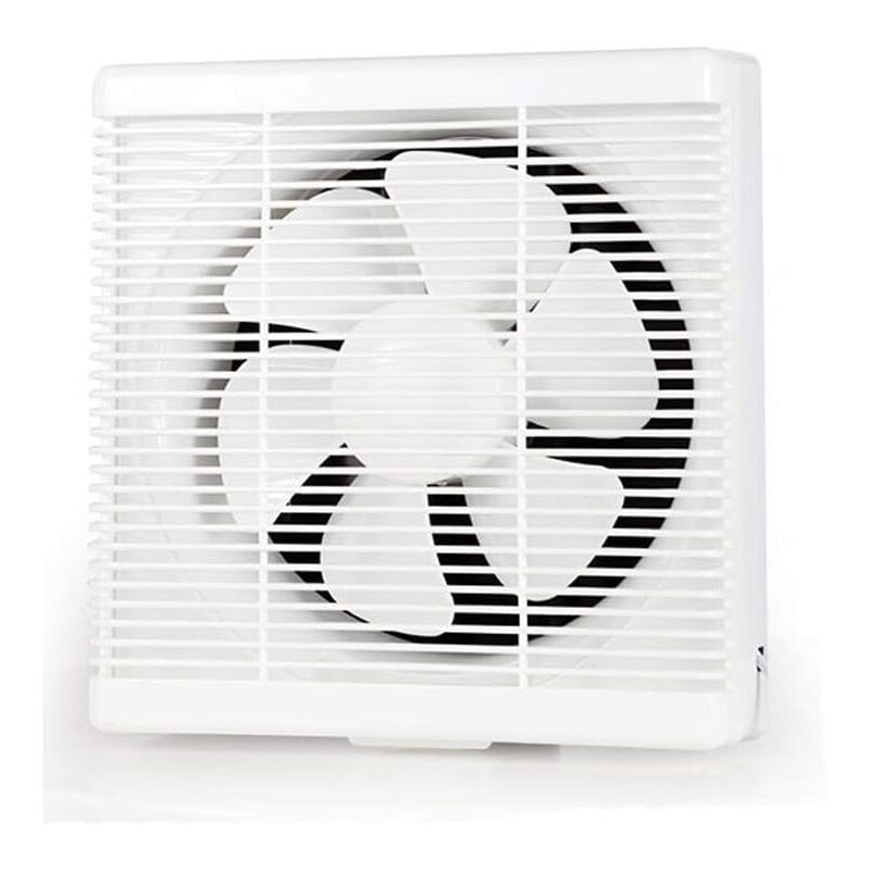 150mm Extracteur d'air, Ventilateur d'extraction 300m³/h 25W, Ventilateur mural réversible dans Deux Sens, pour salle de bain Cuisine grenier fenêtre