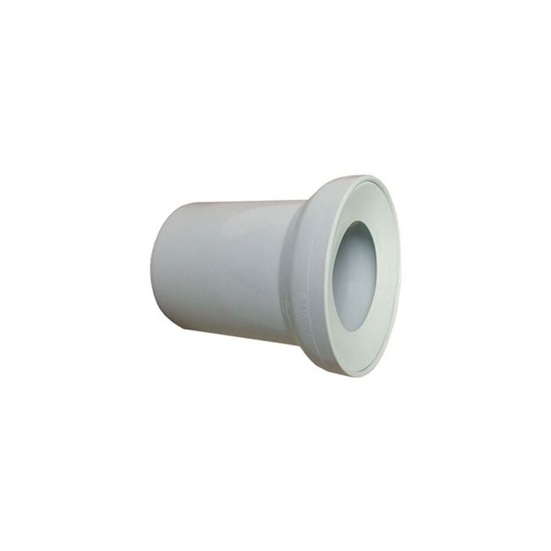 150mm long White WC Toilet Waste Water Straight Pan Connector Soil Pipe 110mm