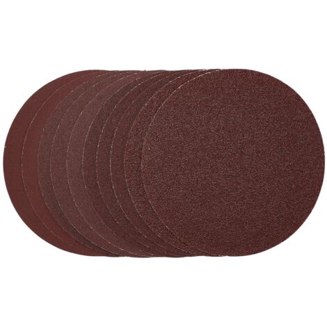 150mm PSA Sanding Discs Set – Assorted Grit, Pack of 10, by Draper