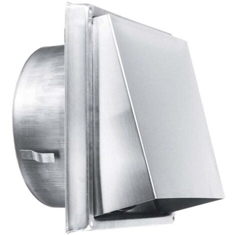 150mm Stainless Steel Ventilation Grille - Weatherproof without Backdraft Damper - Perfect for Tumble Dryers, Cooker Hoods, Ventilation Systems, Exhaust Ducts