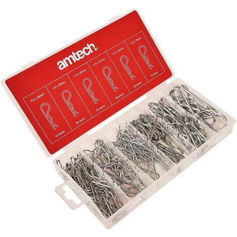 AM-TECH 150pc Metric R Clip Assortment - S6225