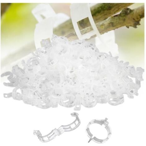 150PCS Attaches de Soutien pour Plantes, Clips de Jardin pour Tomates, Support/Connecteur pour Plantes, Ficelle, Treillis de Vignes