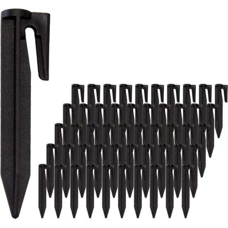 150pcs Robotic Lawn Mower Ground Stakes, Boundary Wire Anchors, Easy & Quick Setup