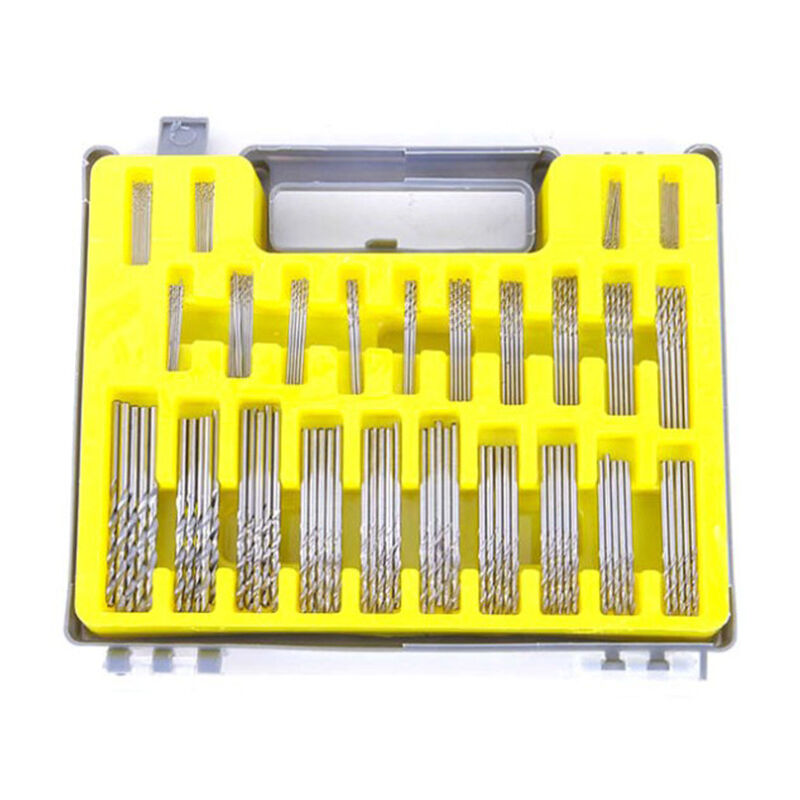 150pcs Set di punte per trapano elicoidale HSS