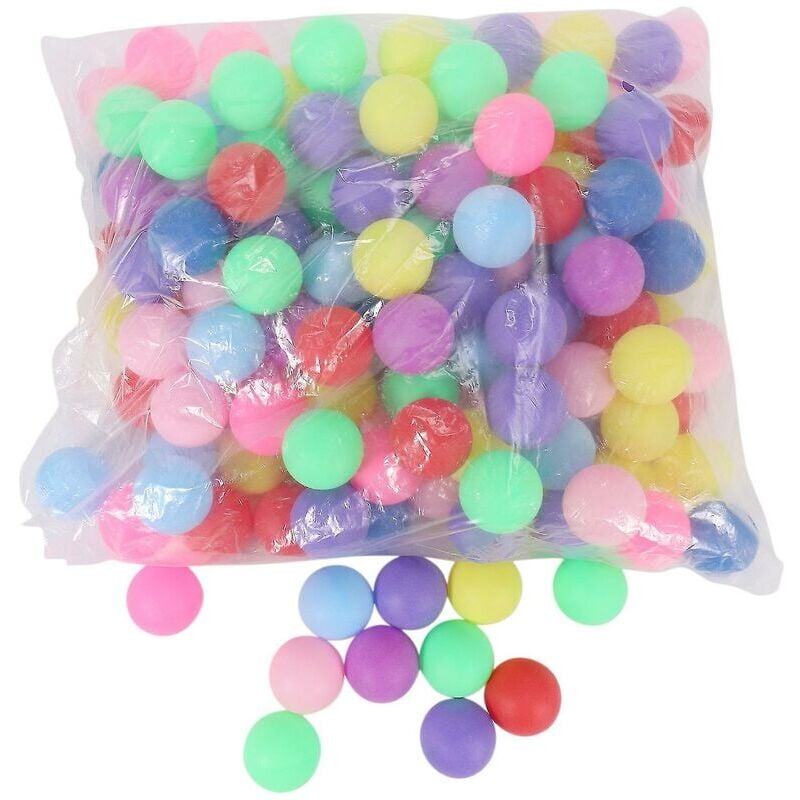 150pcs/pack Colored Ping Pong Balls 40mm Entertainment Table Tennis Balls Mixed Colors Beer Pong Ba