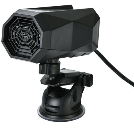 150W Désembueur De Voiture Pare-Brise,12V 2 en 1 Ventilateur de Chauffage,Chauffage de Voiture Portatif,Chauffage Portable De Voiture,Dégivreur De Chauffage De Voiture avec pivotant à 360°