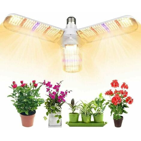 150W LED Grow Light, con 414 LED Solar Shapedable Full Spectrum Grow Light, adecuado para plantas de interior, vegetales, invernaderos e hidroponía,