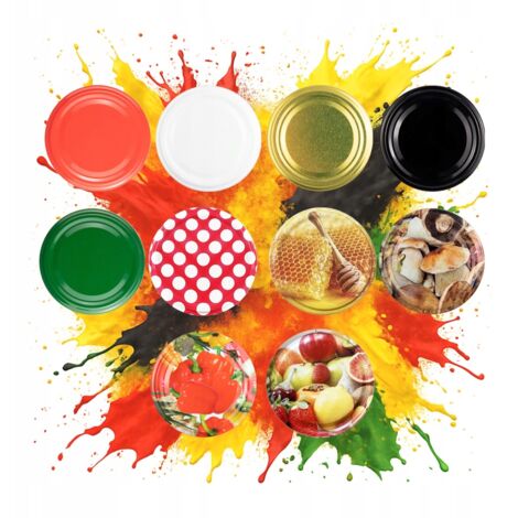 150x COPERCHI FI 66 COLORI TAPPO PER BARATTOLI