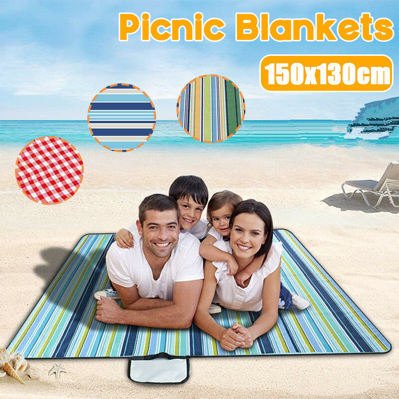 

(150X130cm) (600D Oxford + PVC) Alfombra de picnic impermeable resistente a la arena Alfombra de playa de arena Alfombra de picnic Manta de picnic