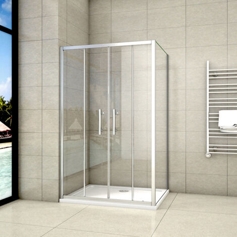150x70x190cm porte de douche coulissante avec un receveur correspondant � la dimension de la cabine de douche