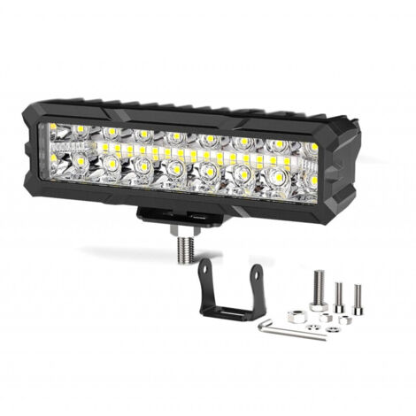 15.5 cm 93W Диоден Прожектор Супер Мощен Халоген Led Bar Лед Бар Бяла Комбиниранa Светлина 12V - 24V За АТВ SUF Джип 4х