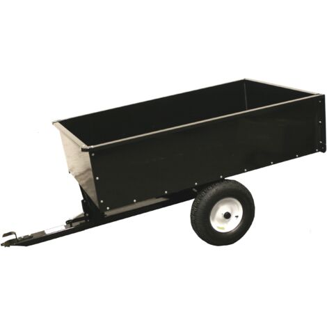 155x94x38 cm capacité de charge max. 680 kg chariot de tracteur de pelouse en métal COURROIE DE REMORQUAGE