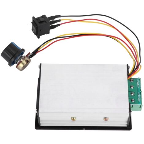 15A 6-48V DC-Motor-PWM-Controller mit Digitalanzeige und Drehzahlregler