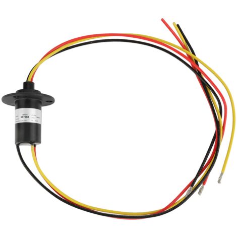 15A Mini 250RPM Hochtemperatur 3 Drähte 0-600V Schleifring, Anti-Jamming Windgenerator für Turbinenleistung