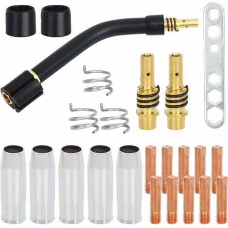 20pcs 15A-K Soudure Pointe De Tube En Cuivre Au Gaz Accessoires De Pistolet