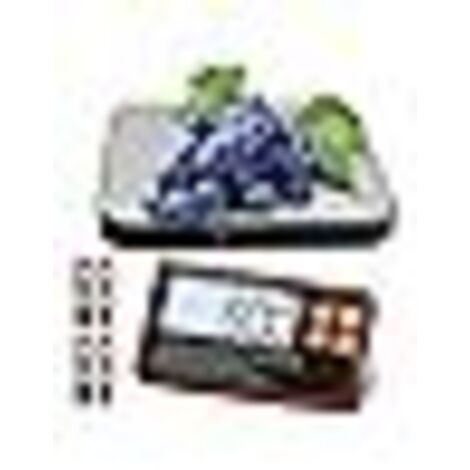 15kg/1g Balance de Cuisine Numérique, 7 Unités de Mesure Balance de Cuisine Divisée en Acier Inoxydable Haute Précision avec Écran LCD Rétroéclairé Fonction Tare pour Pâtisserie Liquides