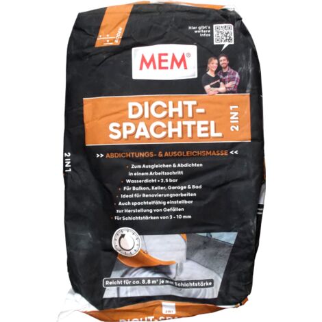 MEM BAUCHEMIE GMBH 15kg MEM Dicht-Spachtel 2in1