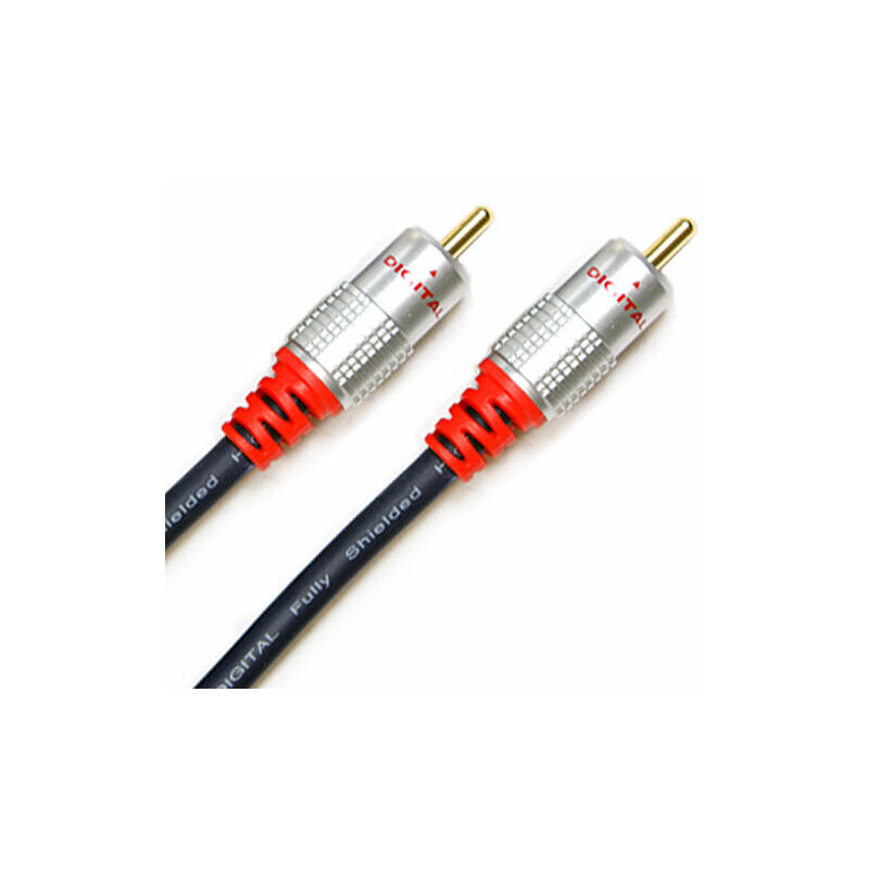 15m 1 rca Male to Male Subwoofer Digital Coaxial Cable Lead Phono Audio