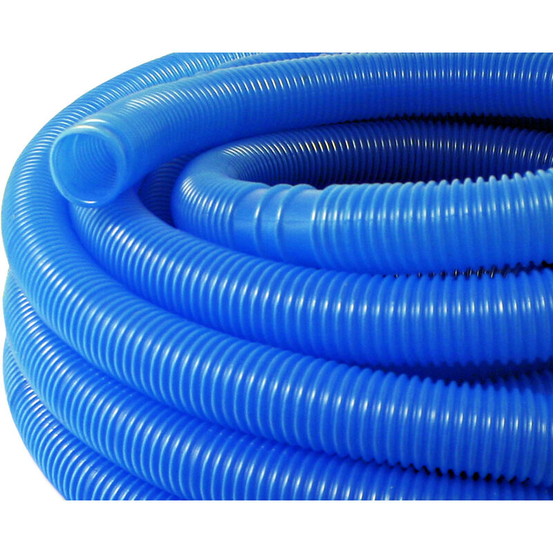 Teichtip ® 15m - 32mm - Tuyau de piscine flottant sections double manchon 165g/m - Made in Europe - blau
