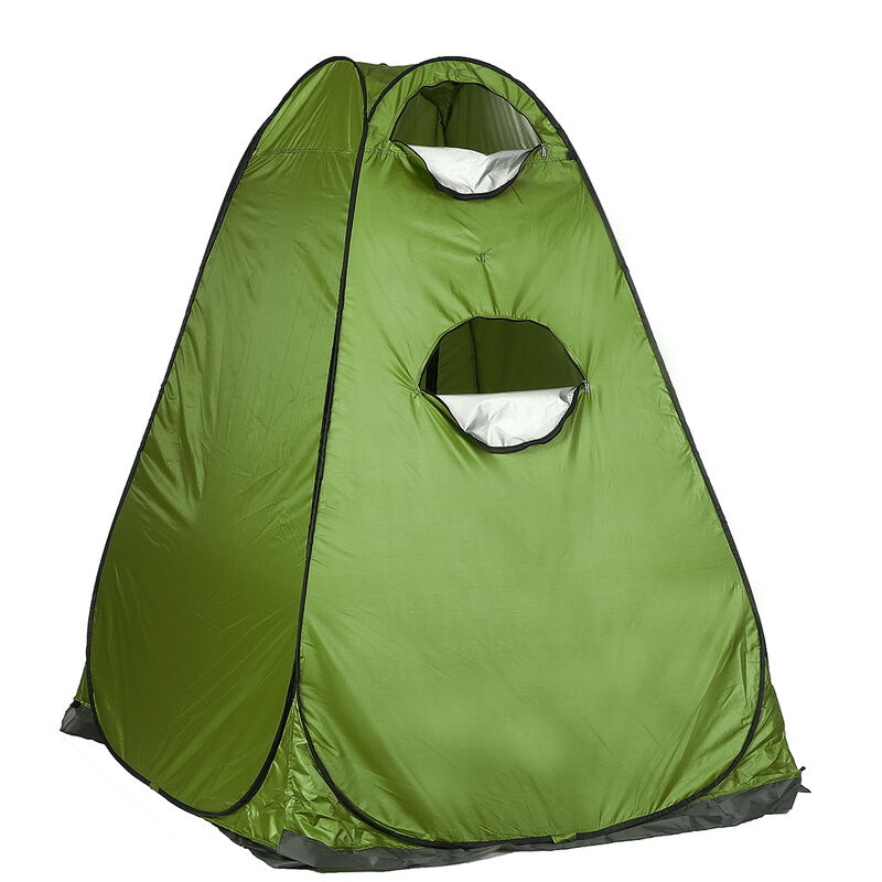 

1.5M Carpa Plegable de Privacidad, Refugio Plegable para Exterior, con 3 Ventanas y Bolsa de Transporte, para Acampar y Playa