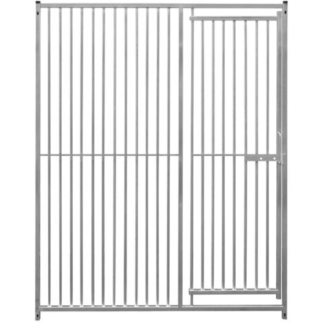 1.5m Dog Run Panel With Door – 5cm Bar Spacing