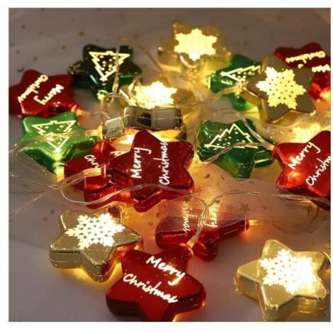 1,5M Guirlandes Lumineuses de Noël à 10 LED