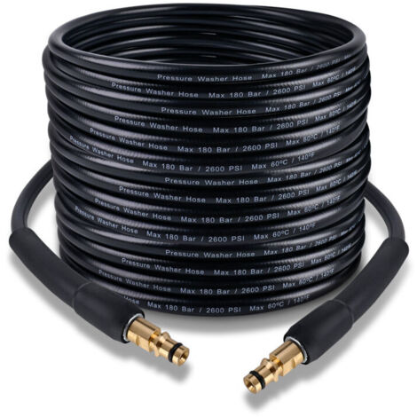 15m hose compatible with Kärcher K2 K3 K4 K5 K7 high-pressure cleaner hose accessories, suitable for the quick-connect gun handle