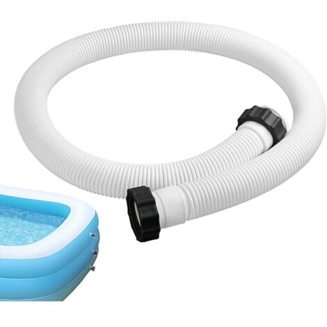 1.5m Pompe À Piscine, Tuyau De 38 Mm/150 Cm,pour Pompe De Et Aspirateur De Piscine – Tuyau De Rechange Pour – Accessoires De Pompe De/filtre
