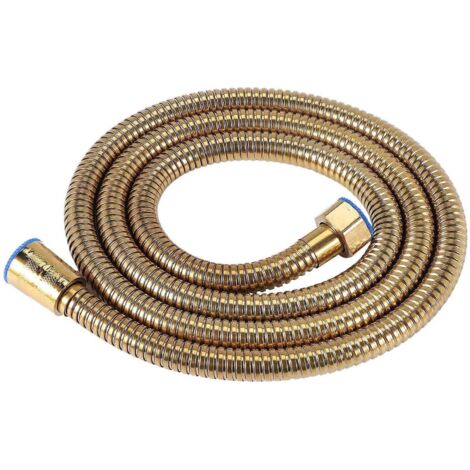 1.5m Shower Head Hose Flexible Stainless Steel Bathroom Water Tube--