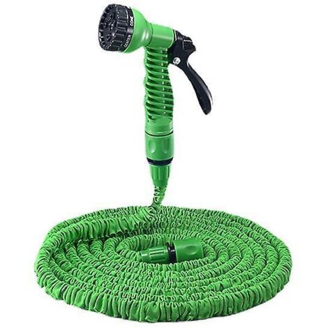 15m Tuyau D'arrosage Extensible Tuyau Magique Expansible Flexible Avec Pistolet D'arrosage Multifonctionnel Rglages