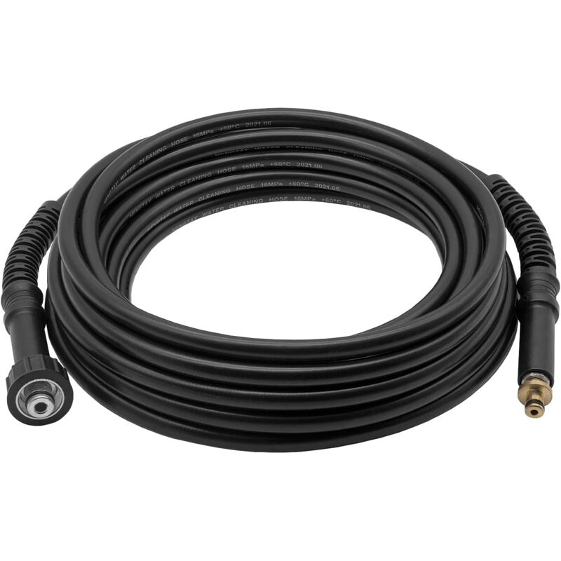 S-giant - 15M Tuyau de Rechange Haute Pression,10mm x M22 Connecteurs,Rondelle Tuyau De Nettoyage à l'eau Nettoyeur Haute Pression Accessoire pour