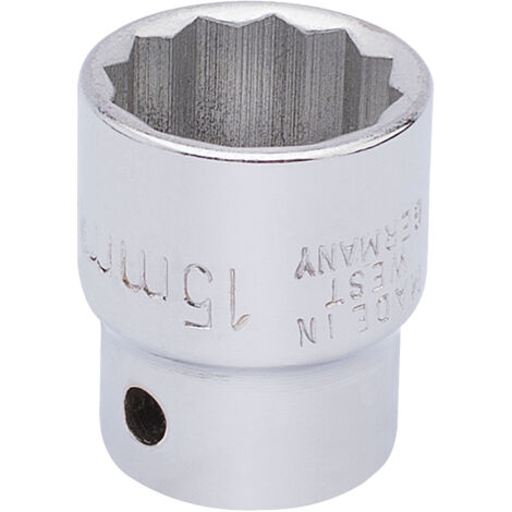 15mm 3/8 Inch Square Drive Elora Bi-Hexagon Socket (Model 25911)