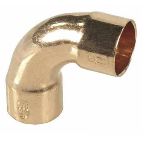 15mm 90deg soudure Tuyau raccord coude femelle x femelle diamètre cuivre angle