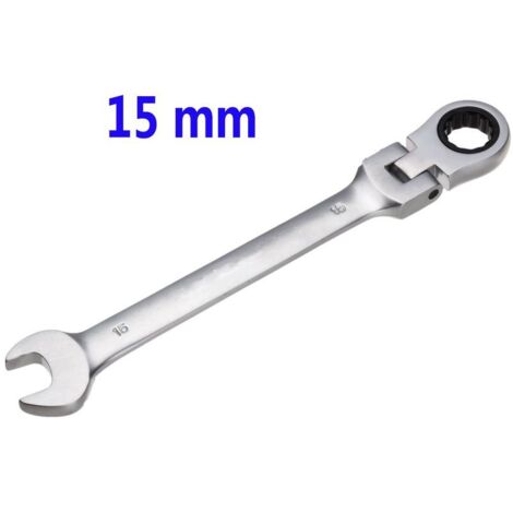 15MM Clé à Cliquet unidirectionnels Flexible