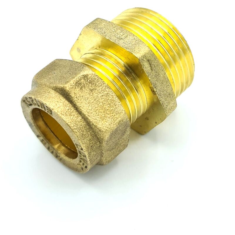 15mm x G3/4 Male Coupler Adaptor Brass Compression Fittings